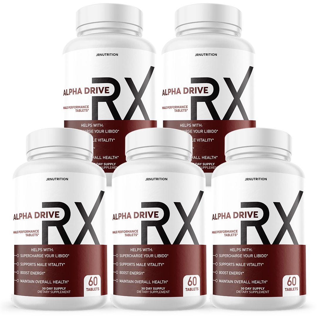 Alpha Drive XR - Male Enhancement Dietary Supplement 60 Tablets (5 Pack)